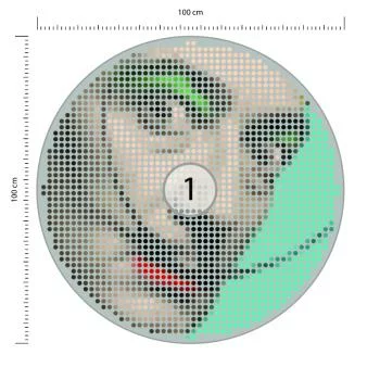 Fototapeta Okrągła Ikona Salvador - obrazek 3
