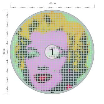 Fototapeta Okrągła Ikona Marilyn - obrazek 3