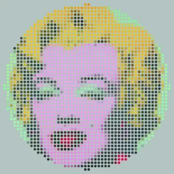 Fototapeta Okrągła Ikona Marilyn - obrazek 2