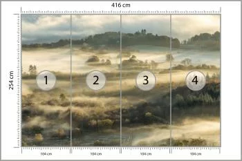 Fototapeta Las We Mgle - obrazek 3