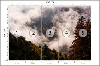 Fototapeta - Mgła Opadająca nad Leśną Doliną - obrazek 3