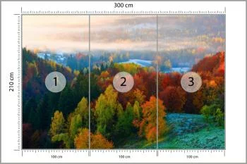 Fototapeta - Kolorowa Jesień w Górach - obrazek 3