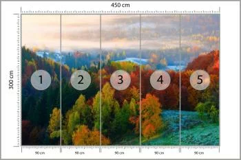 Fototapeta - Kolorowa Jesień w Górach - obrazek 3