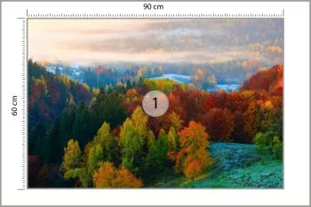 Fototapeta - Kolorowa Jesień w Górach - obrazek 3