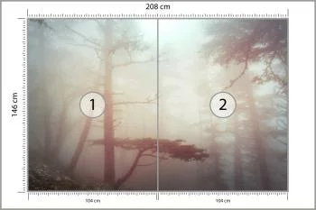 Fototapeta Las We Mgle - obrazek 3