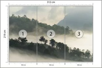 Fototapeta Las We Mgle - obrazek 3