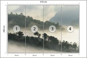 Fototapeta Las We Mgle - obrazek 3