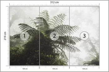 Fototapeta Las We Mgle - obrazek 3