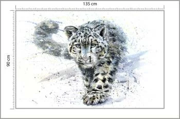Fototapeta Lampart Śnieżny - obrazek 3