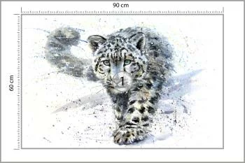Fototapeta Lampart Śnieżny - obrazek 3