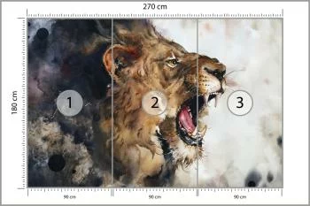 Fototapeta Dziki Lew - obrazek 3