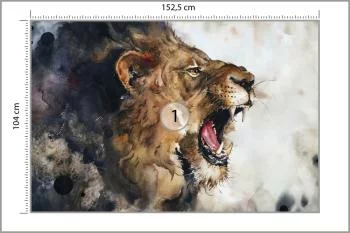 Fototapeta Dziki Lew - obrazek 3