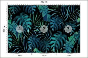 Fototapeta Liście Monstera - obrazek 3