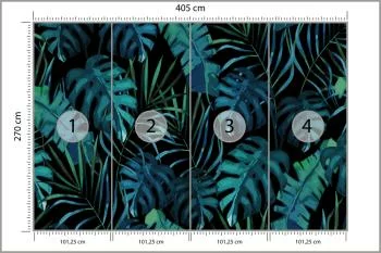 Fototapeta Liście Monstera - obrazek 3