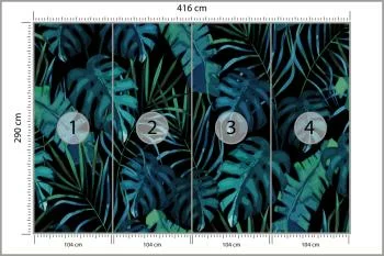 Fototapeta Liście Monstera - obrazek 3