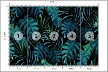 Fototapeta Liście Monstera - obrazek 3