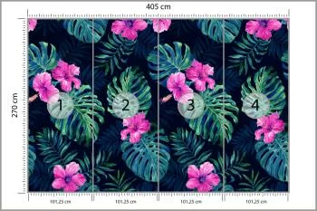 Fototapeta Liście Monstera - obrazek 3