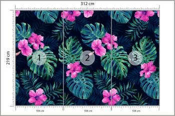 Fototapeta Liście Monstera - obrazek 3