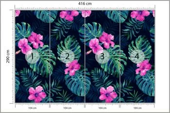 Fototapeta Liście Monstera - obrazek 3