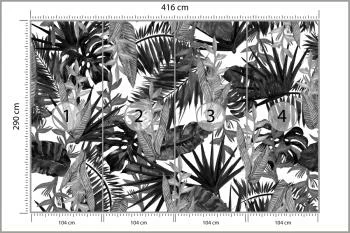 Fototapeta Liście Tropikalne - obrazek 3