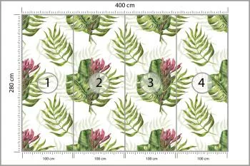 Fototapeta Liście Monstera - obrazek 3