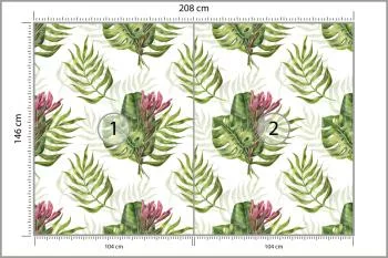 Fototapeta Liście Monstera - obrazek 3