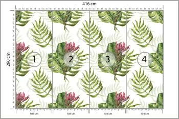 Fototapeta Liście Monstera - obrazek 3