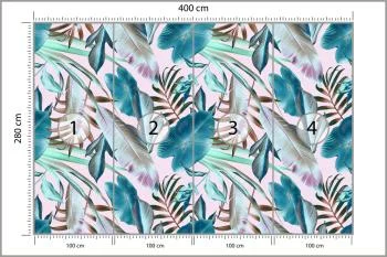 Fototapeta Liście Do Salonu - obrazek 3