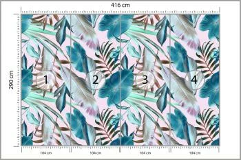 Fototapeta Liście Do Salonu - obrazek 3