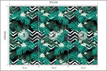 Fototapeta Liście Monstera - obrazek 3