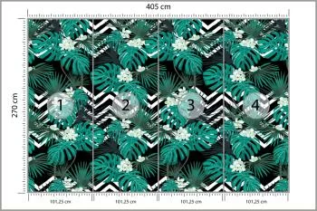 Fototapeta Liście Monstera - obrazek 3