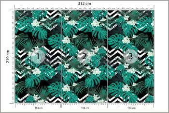 Fototapeta Liście Monstera - obrazek 3