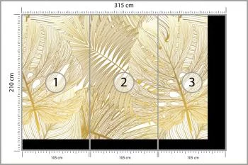 Fototapeta Liście Monstera - obrazek 3