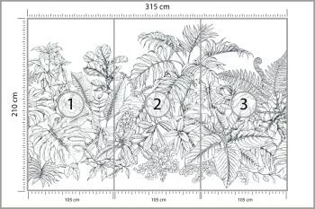 Fototapeta Liście Do Salonu - obrazek 3