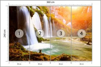 Fototapeta Wodospad Kaskada - obrazek 3