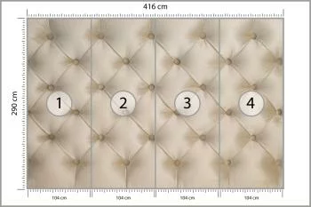 Fototapeta Pikowana Beżowa - obrazek 3