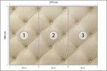 Fototapeta Pikowana Beżowa - obrazek 3