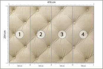 Fototapeta Pikowana Beżowa - obrazek 3