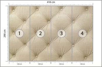 Fototapeta Pikowana Beżowa - obrazek 3