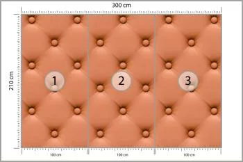 Fototapeta Tapicerka Pikowana - Klasyczny Design - obrazek 3