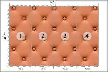 Fototapeta Tapicerka Pikowana - Klasyczny Design - obrazek 3