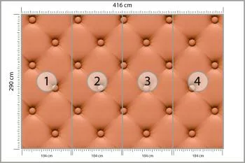 Fototapeta Tapicerka Pikowana - Klasyczny Design - obrazek 3