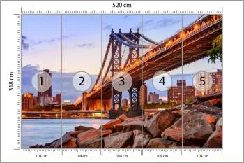 Fototapeta Manhattan Bridge Ny - obrazek 3