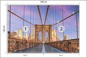 Fototapeta Most Brookliński Ny - obrazek 3