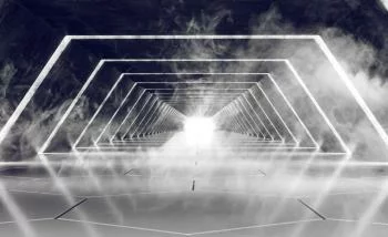 Fototapeta 3D kosmiczny Tunel gwiezdny - obrazek 2
