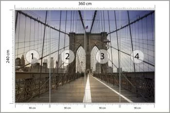 Fototapeta Most Brookliński Ny - obrazek 3