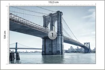 Fototapeta Most Brookliński Ny - obrazek 3