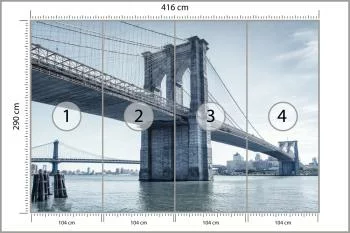 Fototapeta Most Brookliński Ny - obrazek 3