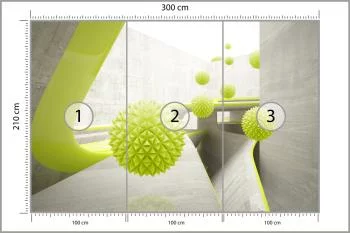 Fototapeta Nowoczesne Kule 3D - obrazek 3