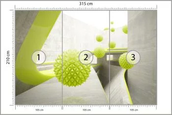 Fototapeta Nowoczesne Kule 3D - obrazek 3